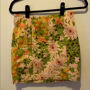 FP 70s floral mini skirt